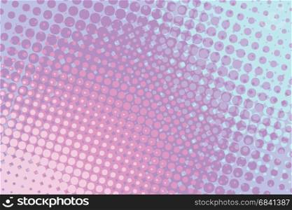 Red blue abstract halftone comic pop art background retro vector illustration. Red blue abstract halftone comic pop art background