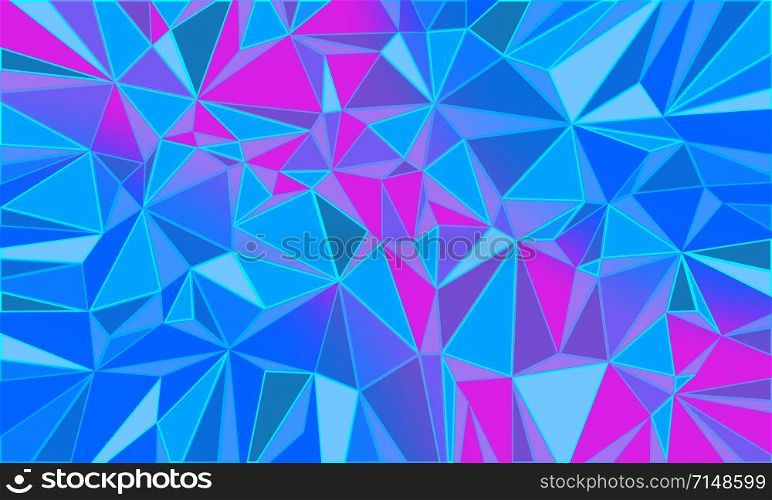 red blue triangle abstract background Christmas and New year. Comic cartoon pop art retro vector illustration drawing. red blue triangle abstract background Christmas and New year