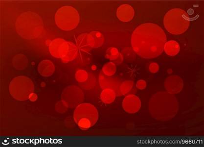 Red bokeh background Royalty Free Vector Image