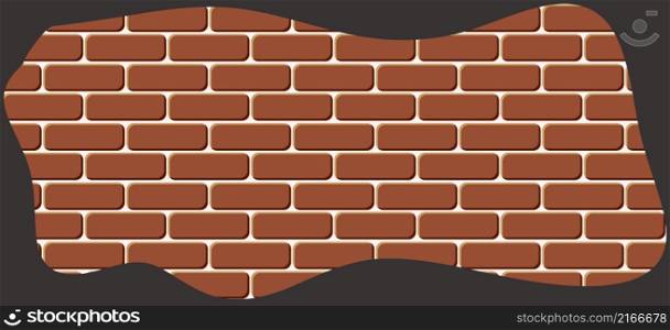 Red brick wall seamless, background - texture pattern for continuous replicate.. Red brick wall seamless, illustration background - texture pattern for continuous replicate.