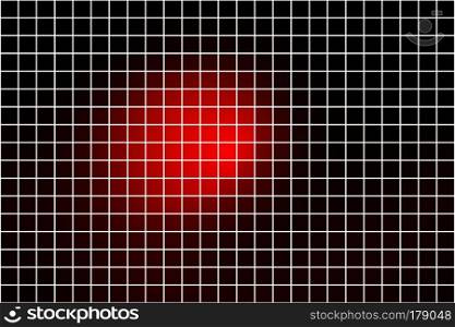 Red brown black abstract vector square tiles over white mosaic background
