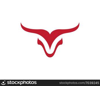 Red Bull Taurus Logo Template. Red Bull Taurus Logo Template vector icon illustration