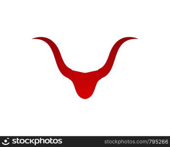 Red Bull Taurus Logo Template vector icon illustration