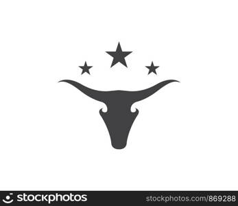 Red Bull Taurus Logo Template vector icon illustration