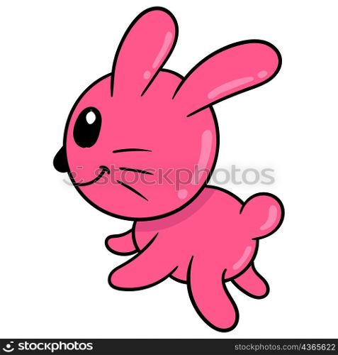 red bunny little cute