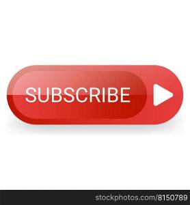 red button subscribe social media video player channel