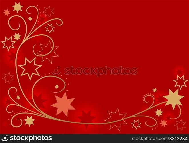 Red Christmas Floral