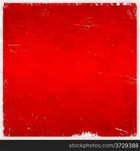 Red Christmas themed grungy retro abstract background