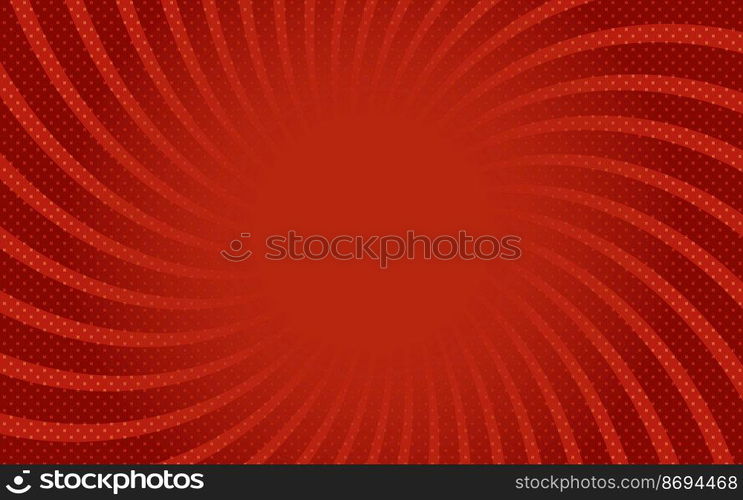 Red comic background Retro vector