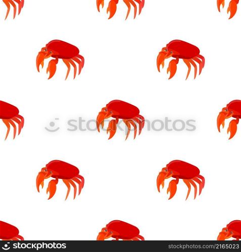 Red crab pattern seamless background texture repeat wallpaper geometric vector. Red crab pattern seamless vector