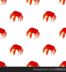 Red crab pattern seamless background texture repeat wallpaper geometric vector. Red crab pattern seamless vector