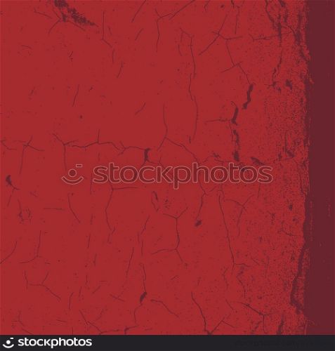 Red Cracked Background for your design. EPS10 vector.