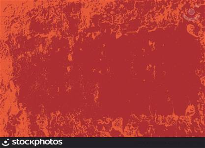 Red Distressed Plate texture for your design. EPS10 vector.
