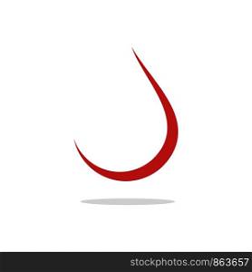Red Droplet Logo Template Illustration Design. Vector EPS 10.