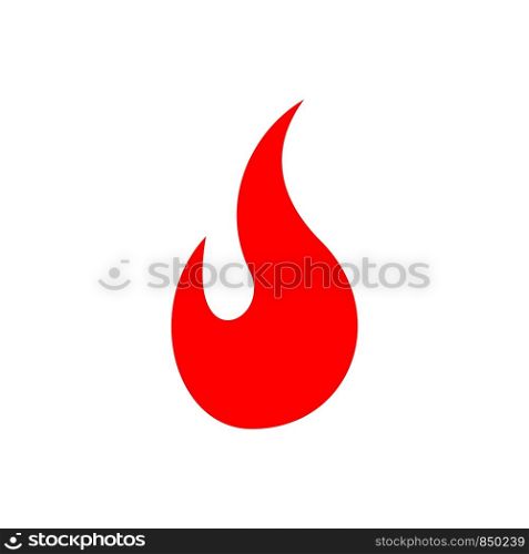 Red Fire Ball Logo Template Illustration Design. Vector EPS 10.