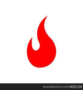Red Fire Ball Logo Template Illustration Design. Vector EPS 10.
