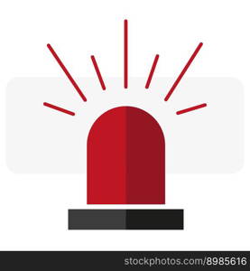 red flashing light. Emergency symbol. Vector illustration. EPS 10.. red flashing light. Emergency symbol. Vector illustration.