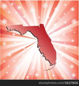 Red Florida. Vector illustration