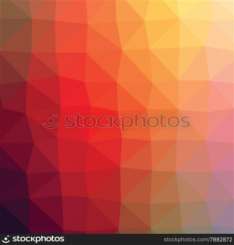 Red geometric low poly style vector illustration graphic background.