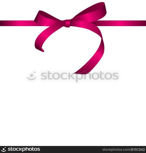 Red Gift Ribbon. Isolated Vector illustration EPS10. ed Gift Ribbon. Vector illustration