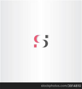 red gray logo letter s icon symbol