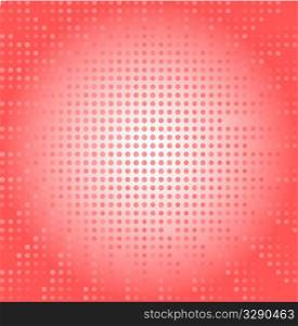 red halftone background