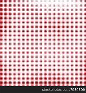 Red Halftone Background. Red Dotted Halftone Pattern. Red Halftone