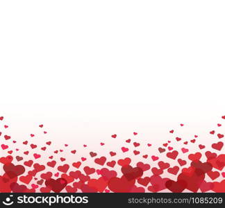 red heart and space background vector