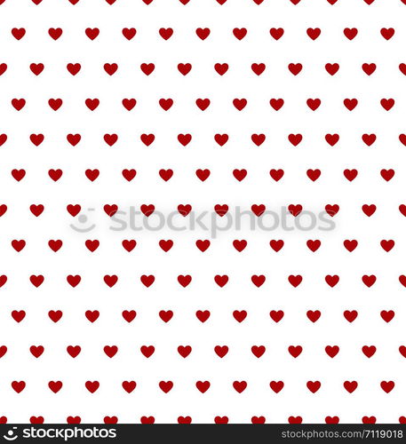 Red Heart seamless pattern on white background. Valentine celebration design. Love sign. Abstract concept. EPS 10. Red Heart seamless pattern on white background. Valentine celebration design. Love sign. Abstract concept.