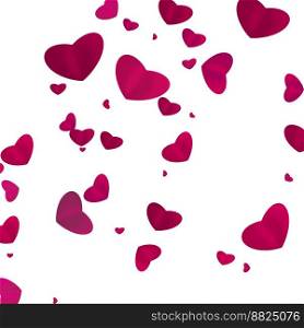 Red hearts isolated on white background. Valentine&rsquo;s Day. Vector illustration.. Red hearts isolated on white background. Valentine&rsquo;s Day. Vector illustration