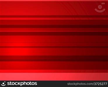 Red horizontal stripes background with light effect.
