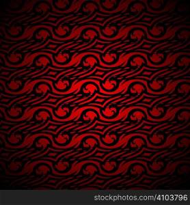 red hot abstract wallpaper design with seamless swirling pattern
