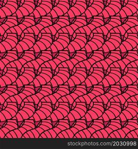red japanese ornament seamless pattern textile print