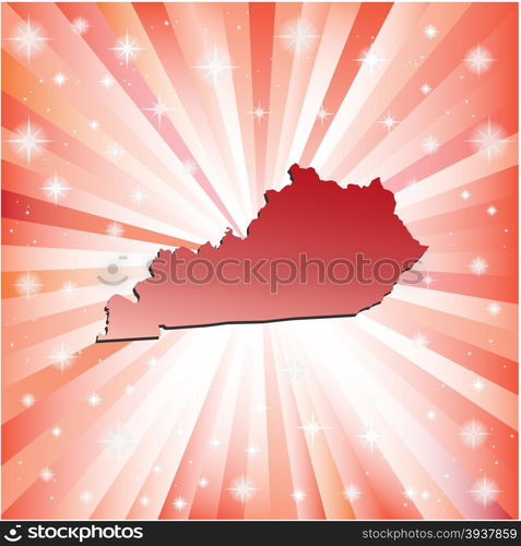 Red Kentucky. Vector illustration