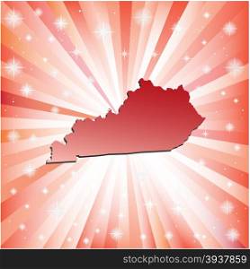 Red Kentucky. Vector illustration