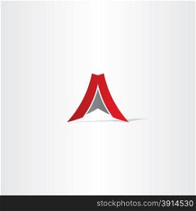 red letter a arrow logo design