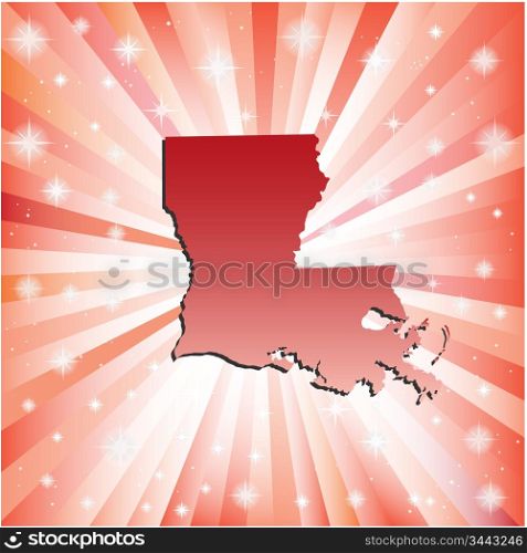 Red Louisiana. Vector illustration