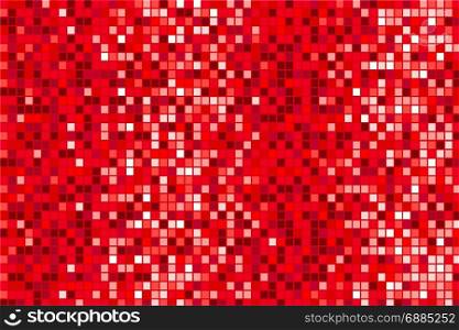 red mosaic background