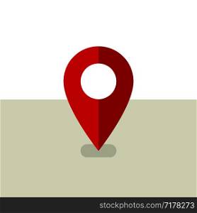 Red Pin map. Location Pin icon in flat design. Location icon. Map Pin sign. Eps10. Red Pin map. Location Pin icon in flat design. Location icon. Map Pin sign