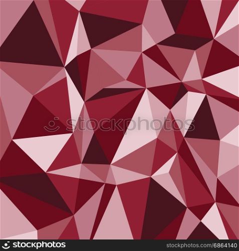 Red polygon abstract triangle background, stock vector