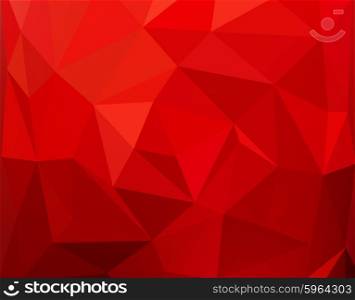 Red Polygonal Mosaic Background. Red Polygonal Mosaic Background. Vector illustration EPS10
