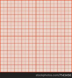 Red print texture. Graph paper.