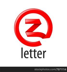 red round vector logo letter Z