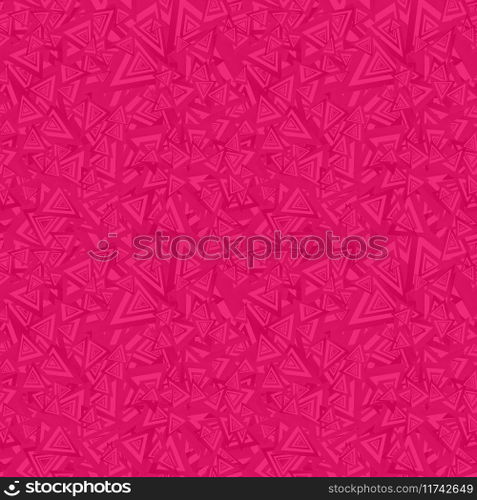 Red seamless triangle pattern background Vector Image