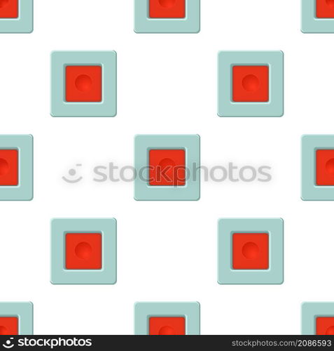Red square button pattern seamless background texture repeat wallpaper geometric vector. Red square button pattern seamless vector