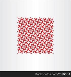red square dot pattern seamless background vector wallpaper