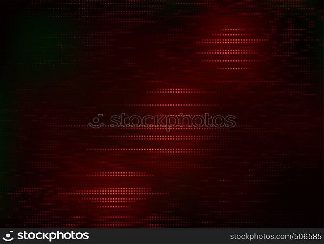 Red Square Pattern on Dark Background
