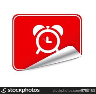 Red sticker clock