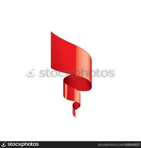 Red sticker on white background. Vector illustration.. Red sticker on white background. Vector illustration