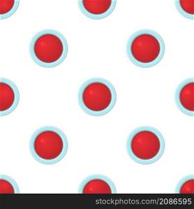 Red stop and panic button pattern seamless background texture repeat wallpaper geometric vector. Red stop and panic button pattern seamless vector